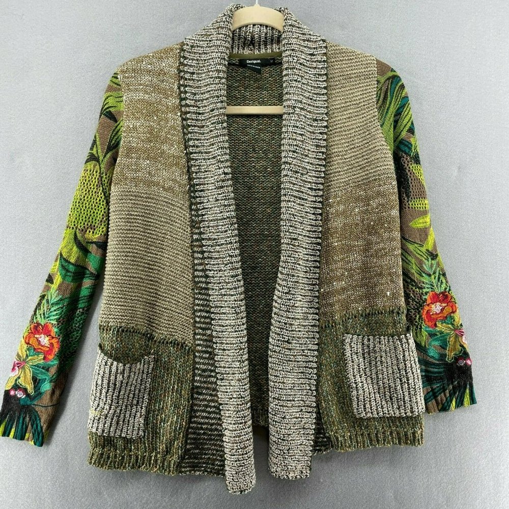Desigual Multicolor Knit Cardigan